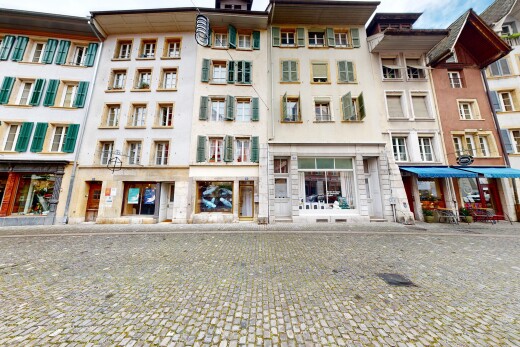 außenansicht mit from community, day time, apartment complex view, und blick auf wohnanlage
