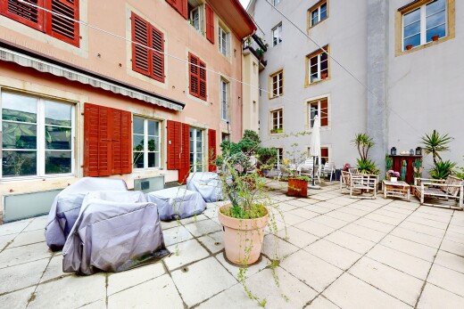 terrasse mit markise