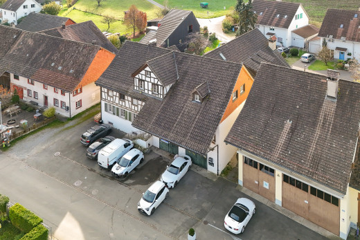 façade avec vue résidentielle