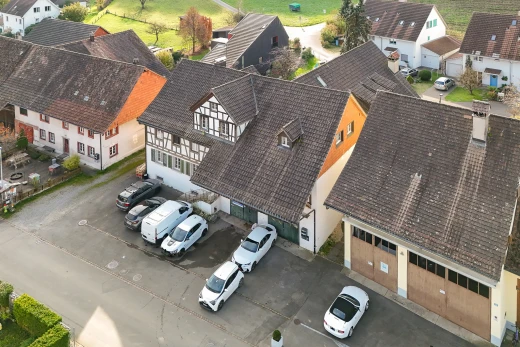 außenansicht mit wohngebietblick