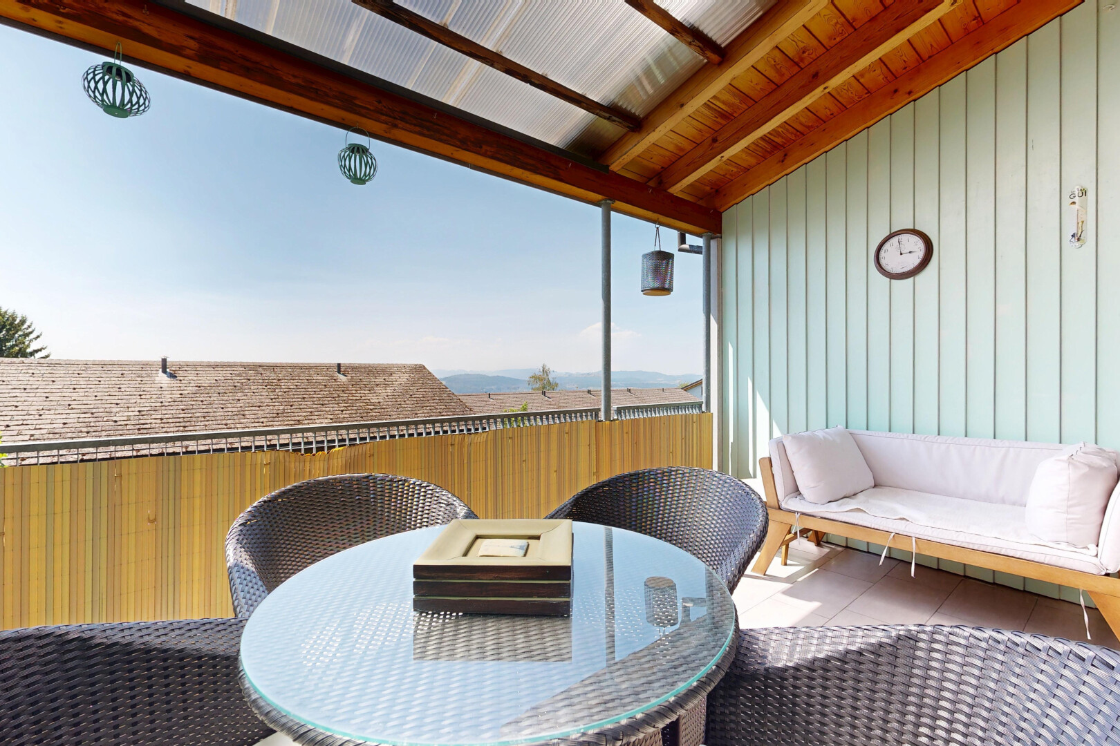 terrasse mit from property, essbereich im freien, und day time