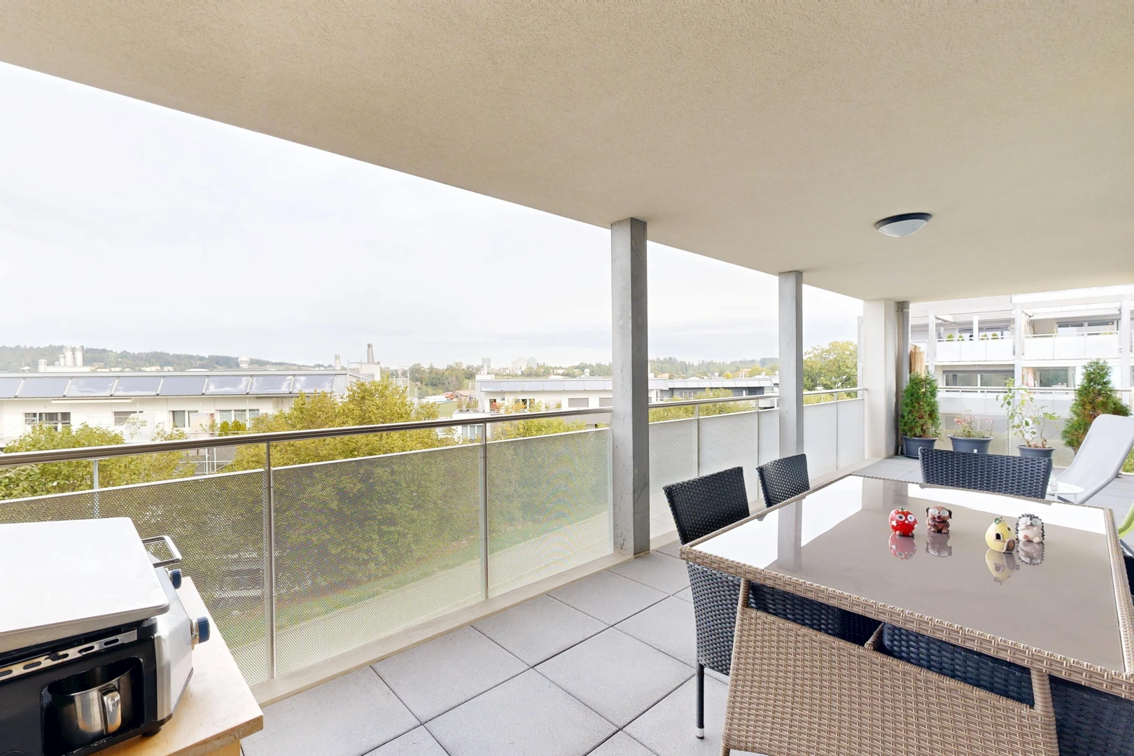 terrasse avec from property, view focus, terrasse, et overcast
