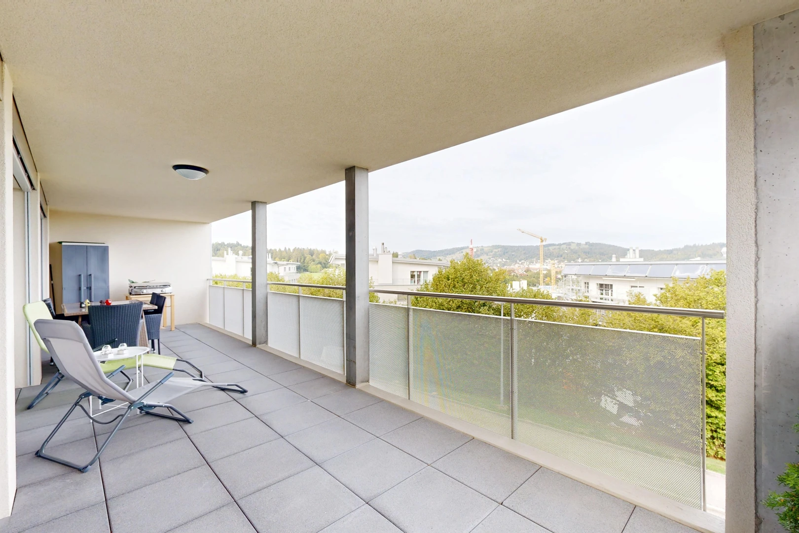 terrasse avec view focus, from property, et overcast