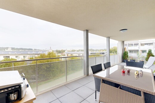 terrasse avec from property, view focus, terrasse, et overcast