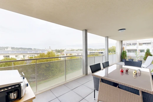 terrasse avec from property, view focus, terrasse, et overcast