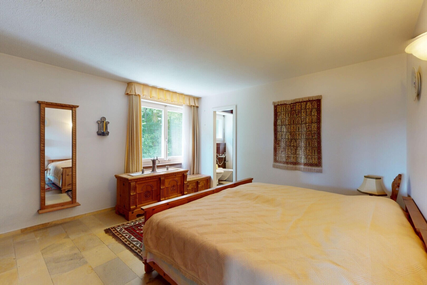 chambre avec lumière naturelle, natural light, inside property, cloison sèche, et drywall