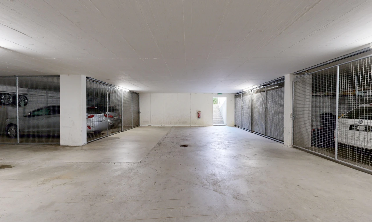 parken mit parkgarage und inside community