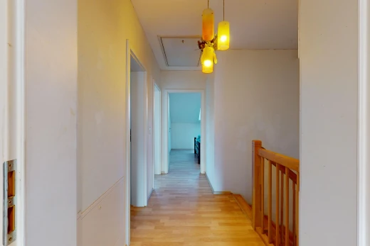 hall / corridor featuring light hardwood / wood-style flooring