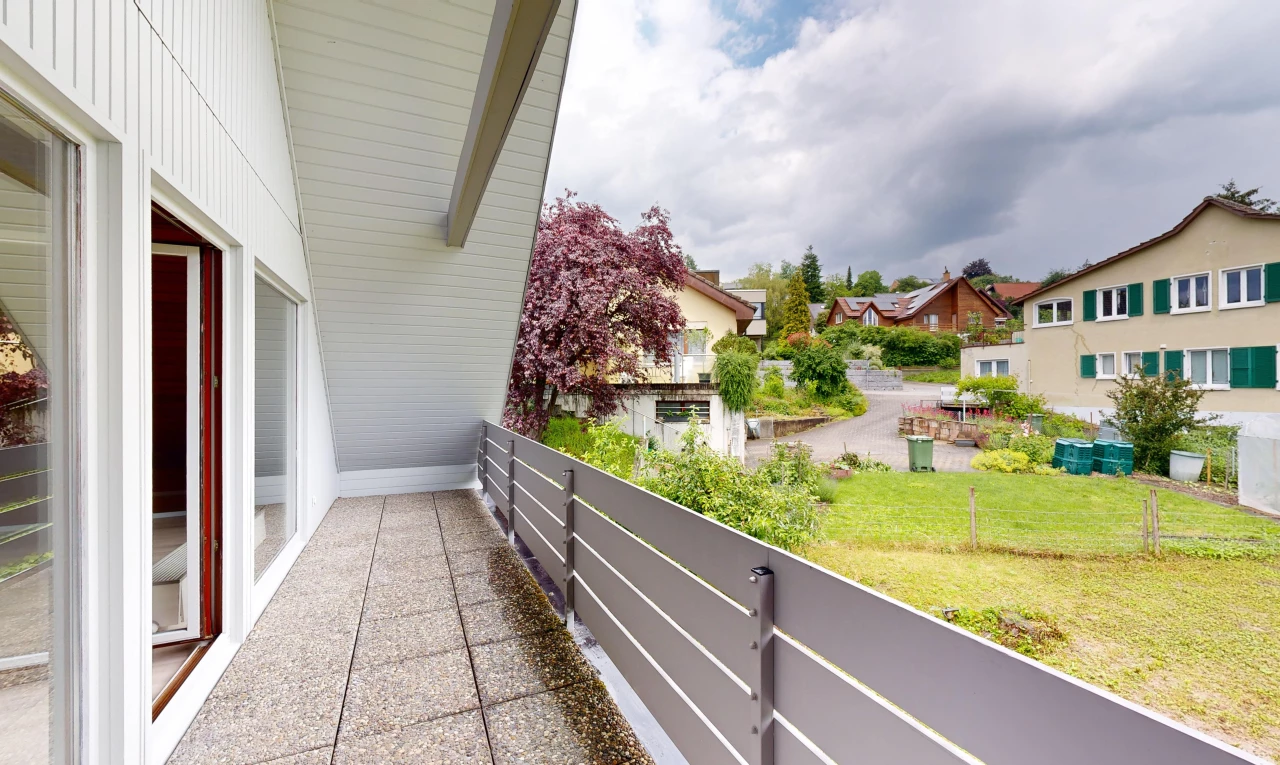 balcon avec vue résidentielle