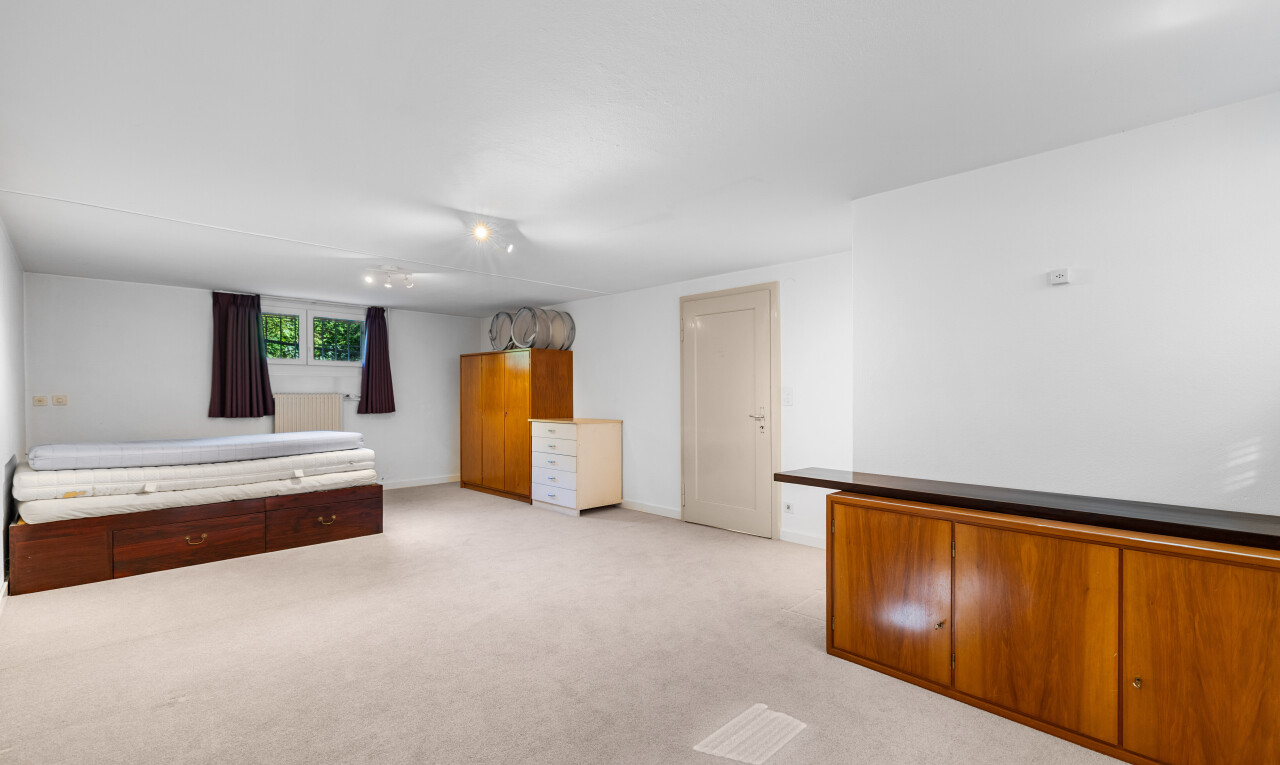 unfurnished room with light colored carpet