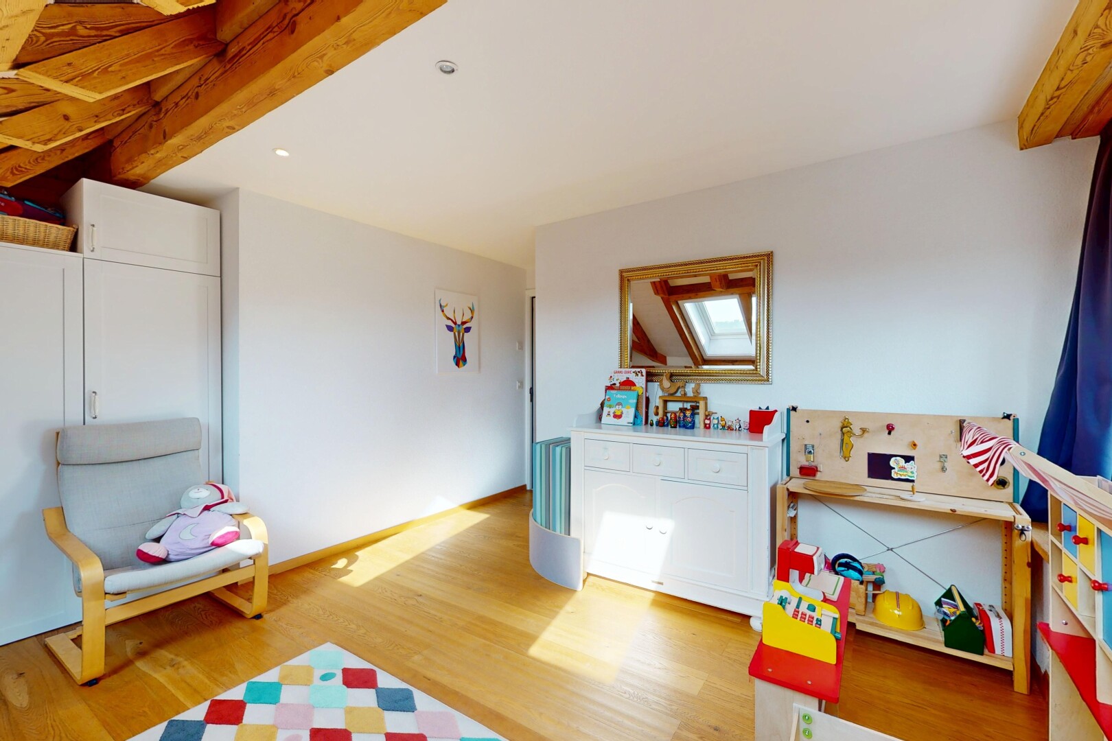 living area featuring wood finished floors