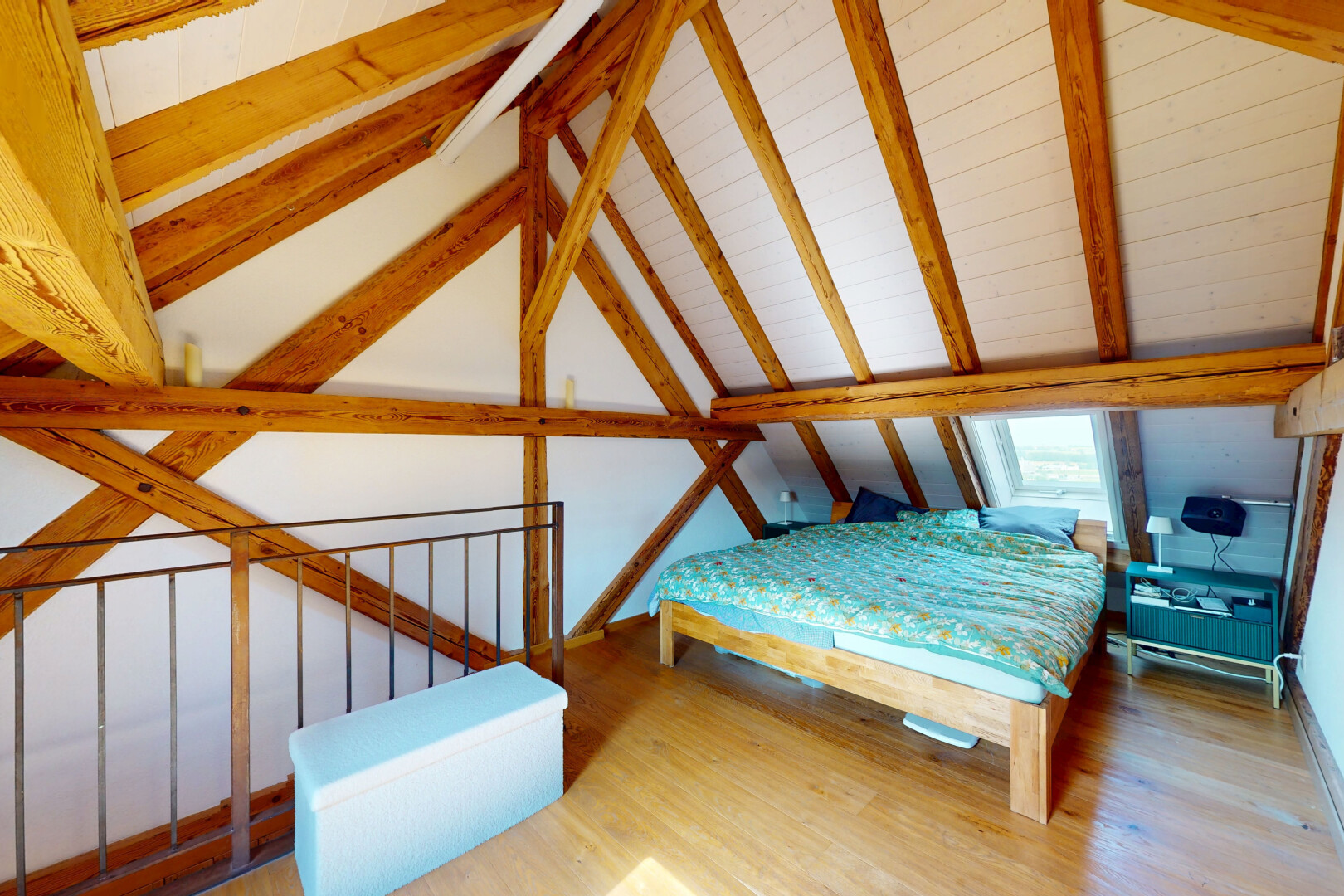 room with wood finished floors