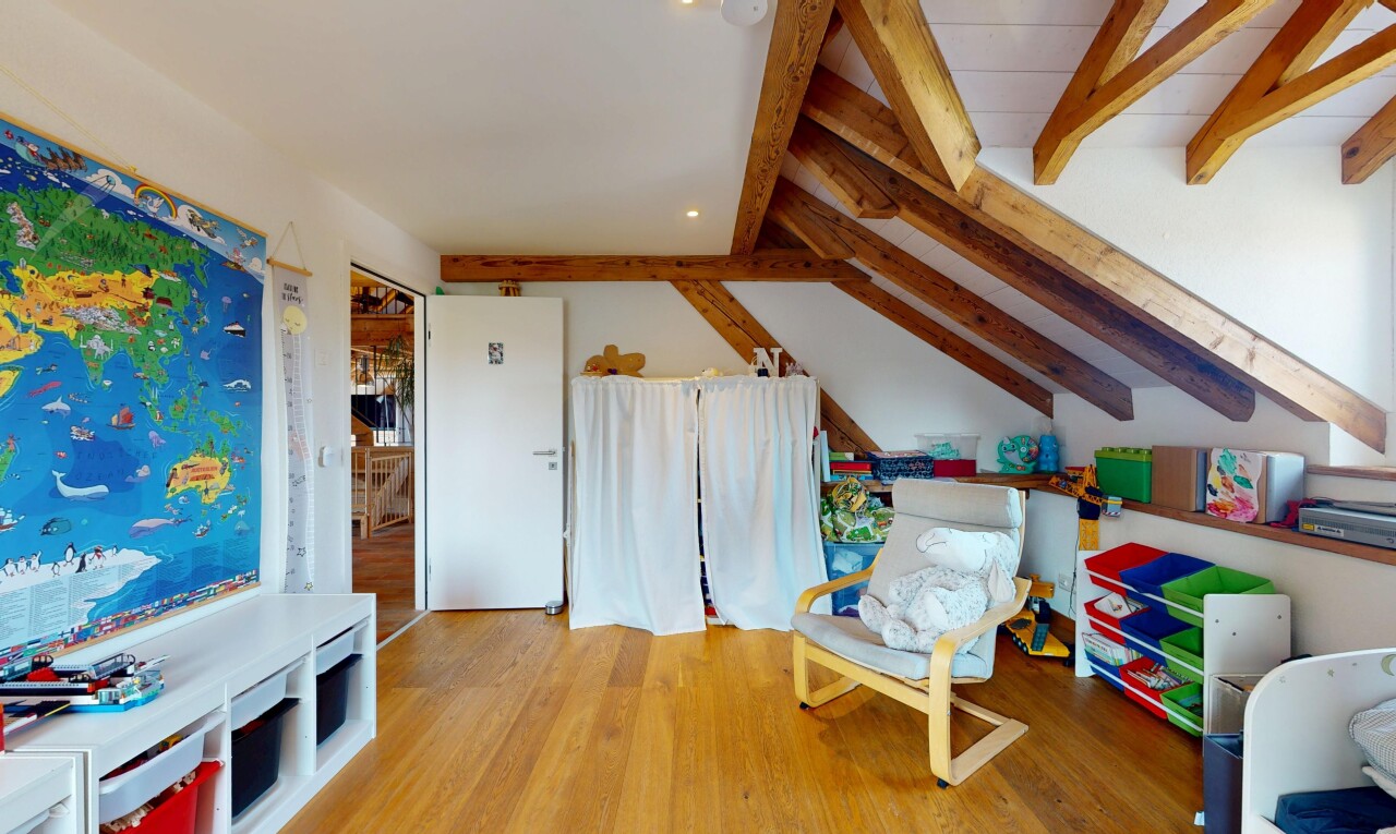 room with wood finished floors