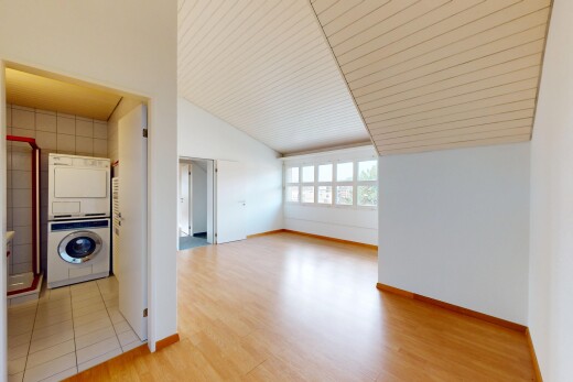 leerer raum mit holzfußboden, wood finish floor, gipskartonwand, drywall, und natürliches licht