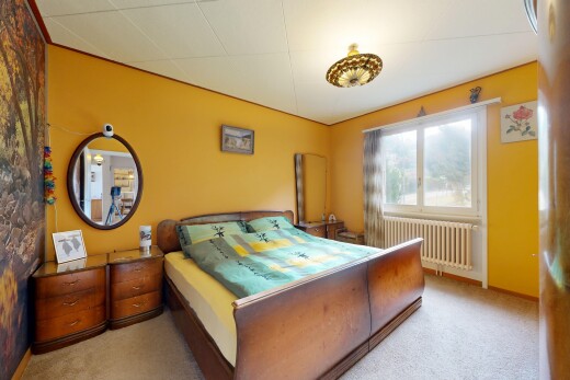 chambre avec drywall, cloison sèche, radiateur, carpet, et moquette
