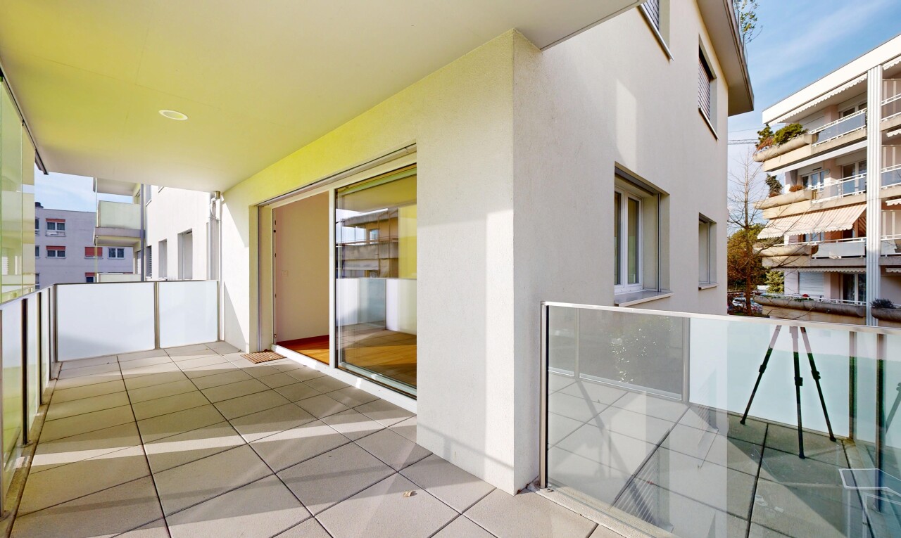 terrace with a balcony