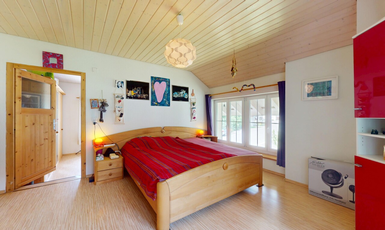 room / bedroom with wood finished floors, vaulted ceiling, and wood ceiling