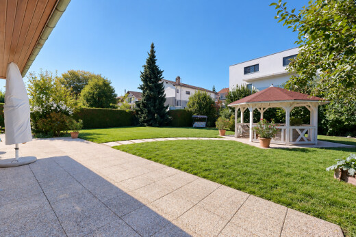 terrace featuring a gazebo