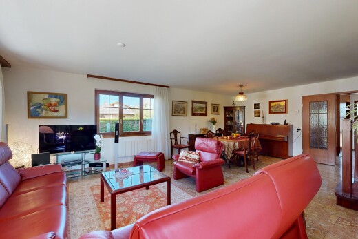 view of living / dining room