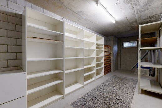 view of storage room