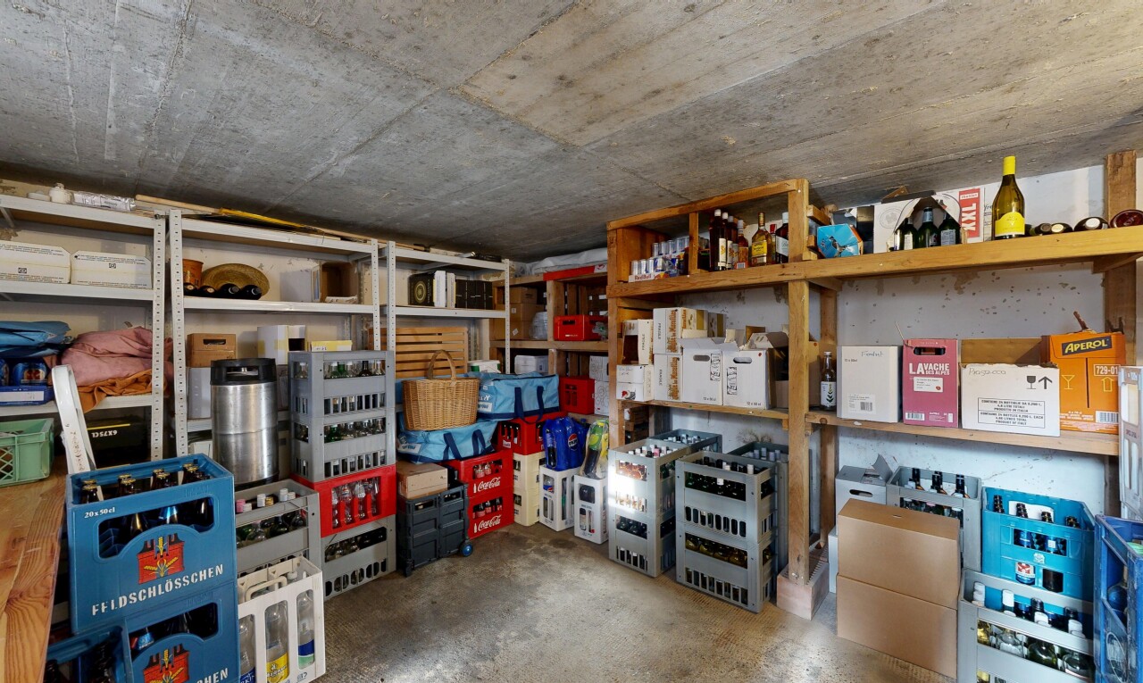 view of storage room