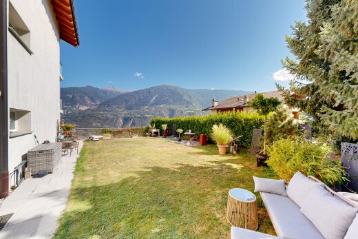blick auf die berge mit blick auf die berge, mountain view, from property, day time, und view focus