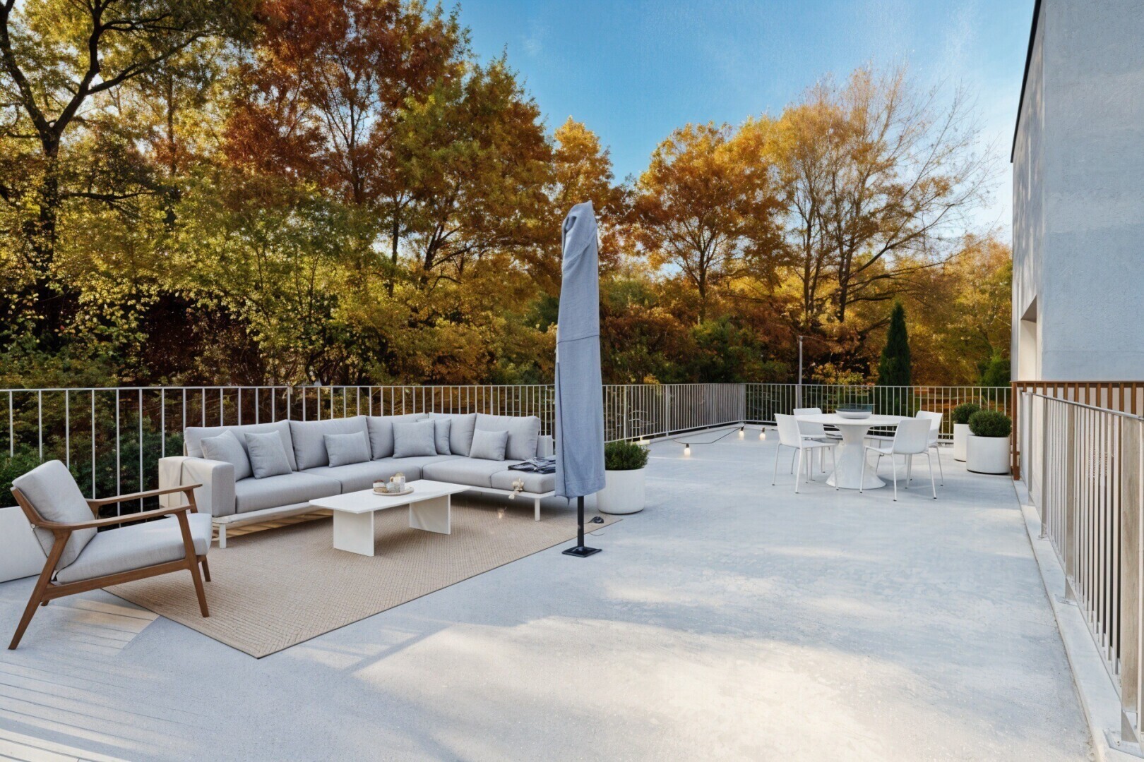 terrasse avec from property, espace de vie extérieur, day time, et terrasse