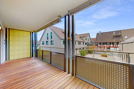 balkon mit day time, from property, balkon, wohngebietblick, und residential view