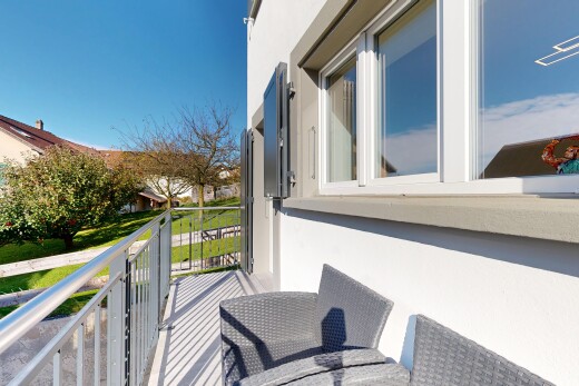 balkon mit day time, balkon, und from property