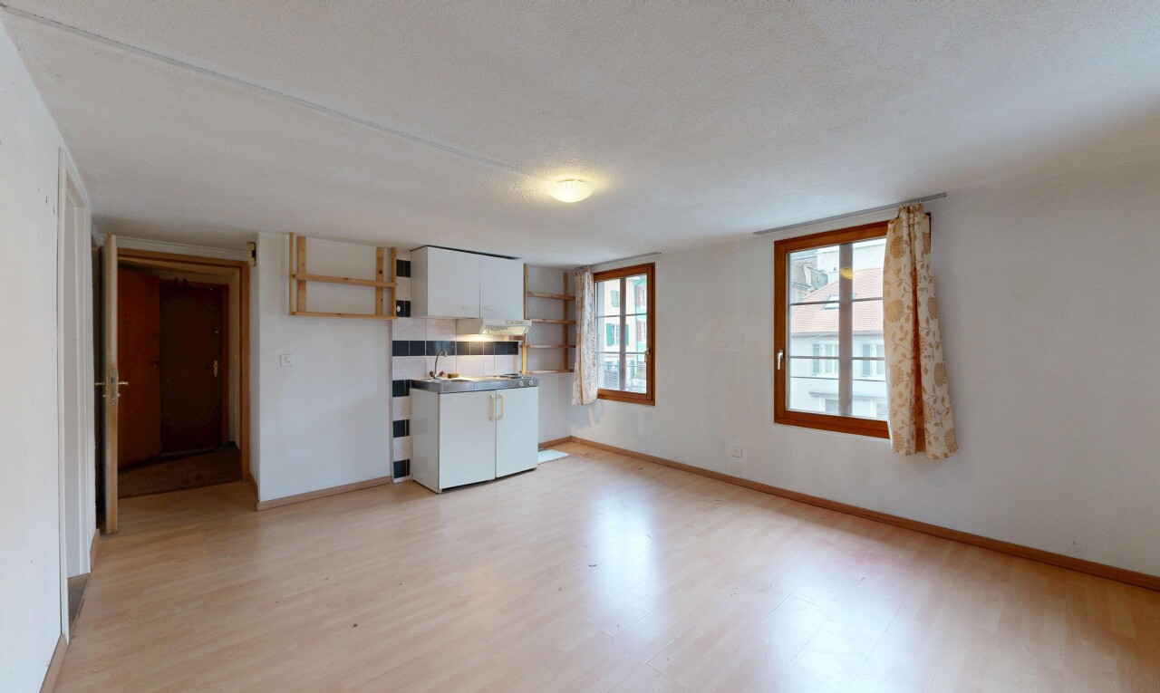 pièce vide avec lumière naturelle, natural light, inside property, cloison sèche, et drywall