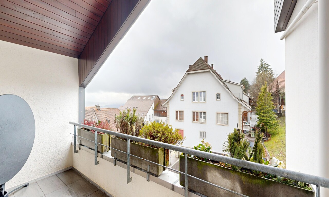 balcon avec overcast, from property, et balcon
