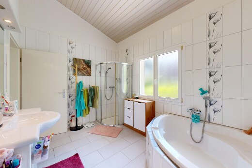 bad mit light floor, dusche, komplettes badezimmer, bad, und spiegel