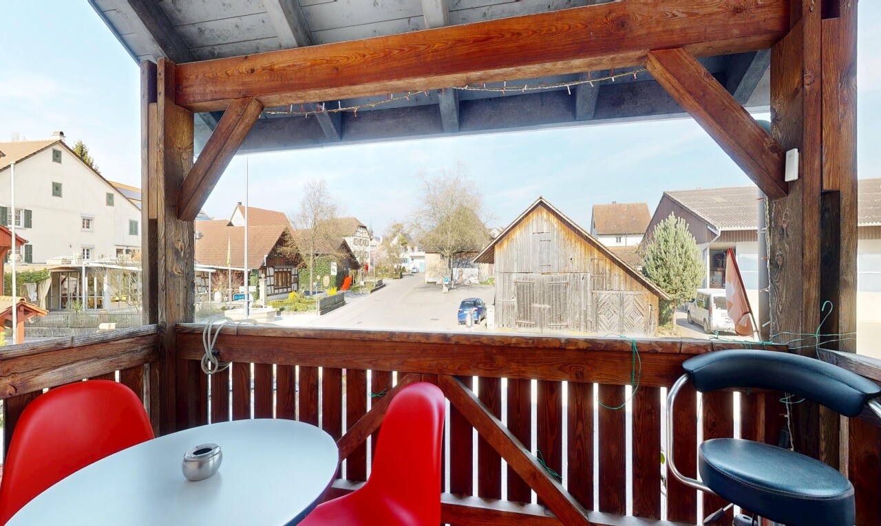 balcon avec day time, from property, vue résidentielle, residential view, et balcon