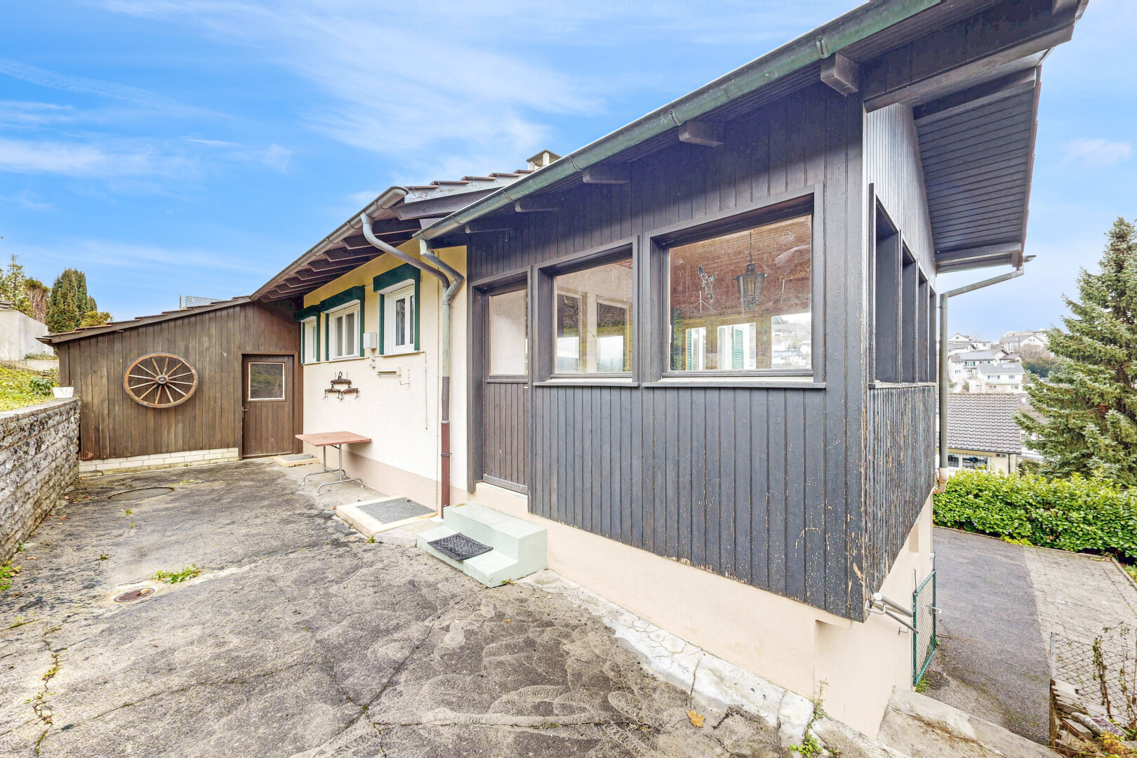 terrasse avec day time et property visible