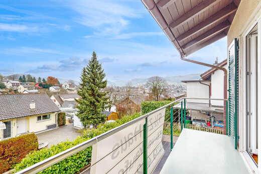 balkon mit balkon, day time, from property, wohngebietblick, und residential view