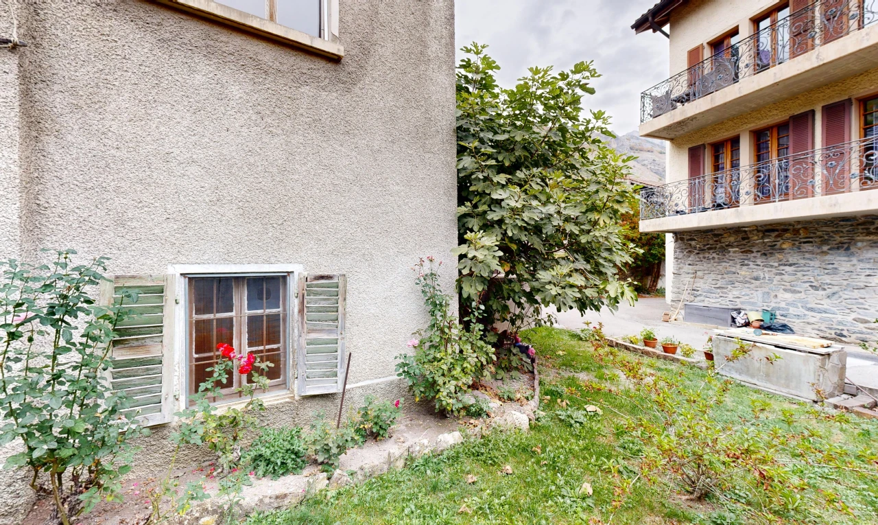 jardin avec overcast