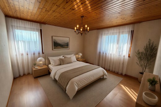 pièce vide avec wood finish floor, sol en finition bois, lumière naturelle, wood ceiling, et plafond en bois