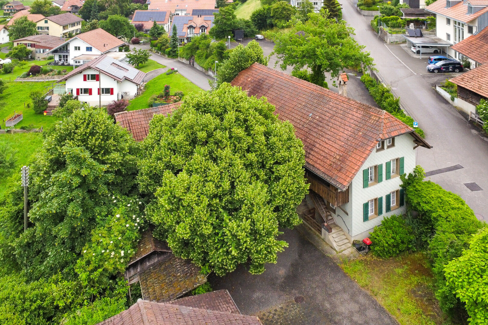außenansicht mit wohngebietblick und residential view
