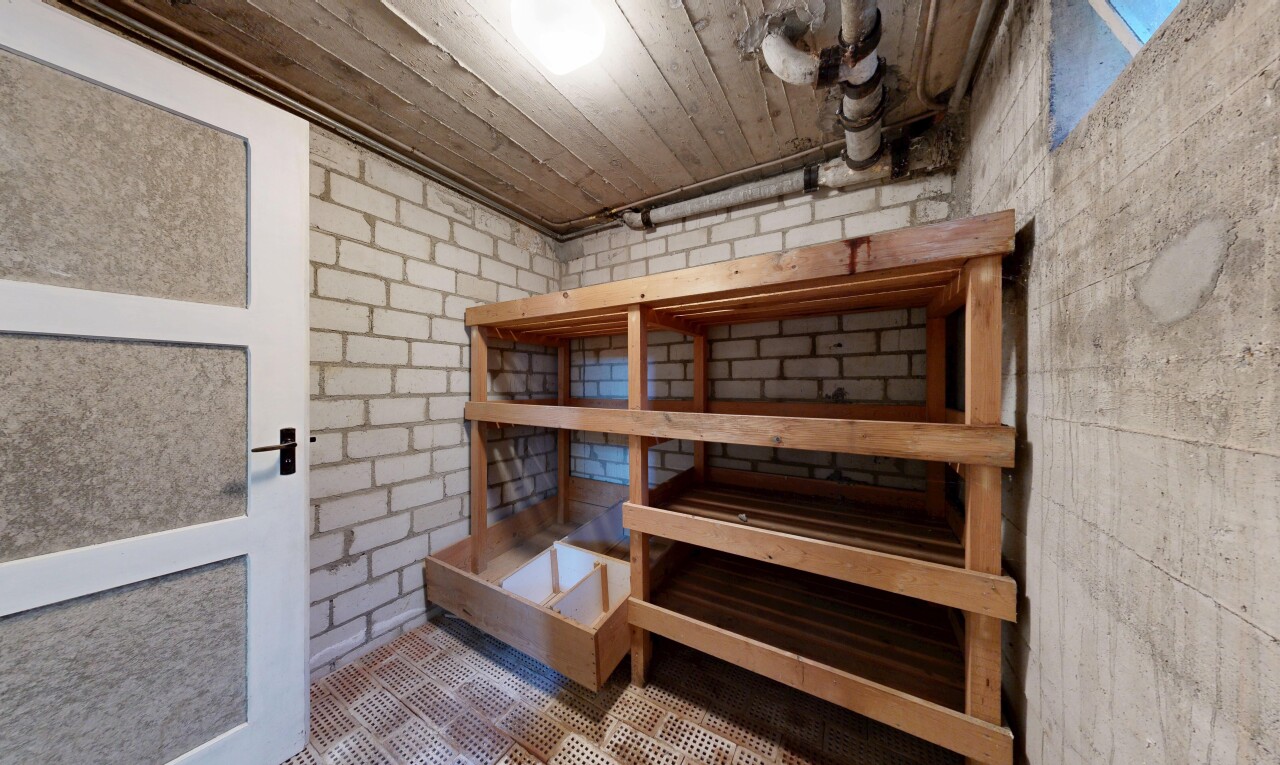 view of storage room