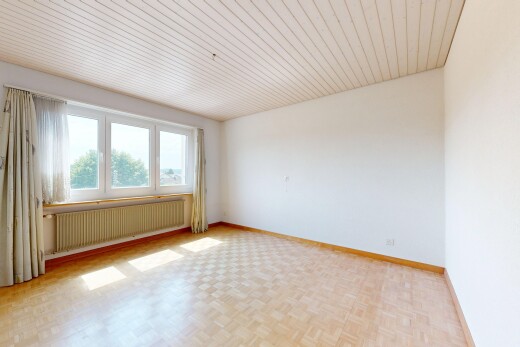 unfurnished room featuring radiator heating unit, parquet floors, and wood ceiling