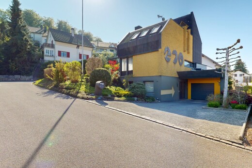 façade avec bardage en stuc, day time, allée, et garage attaché