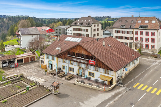 außenansicht mit wohngebietblick