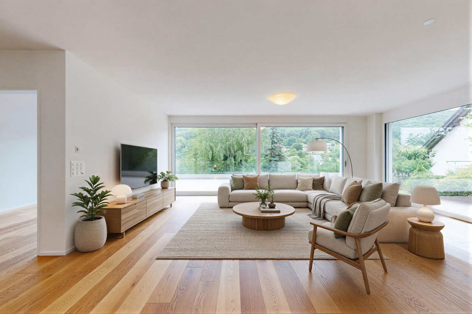 leerer raum mit holzfußboden, wood finish floor, gipskartonwand, drywall, und inside property