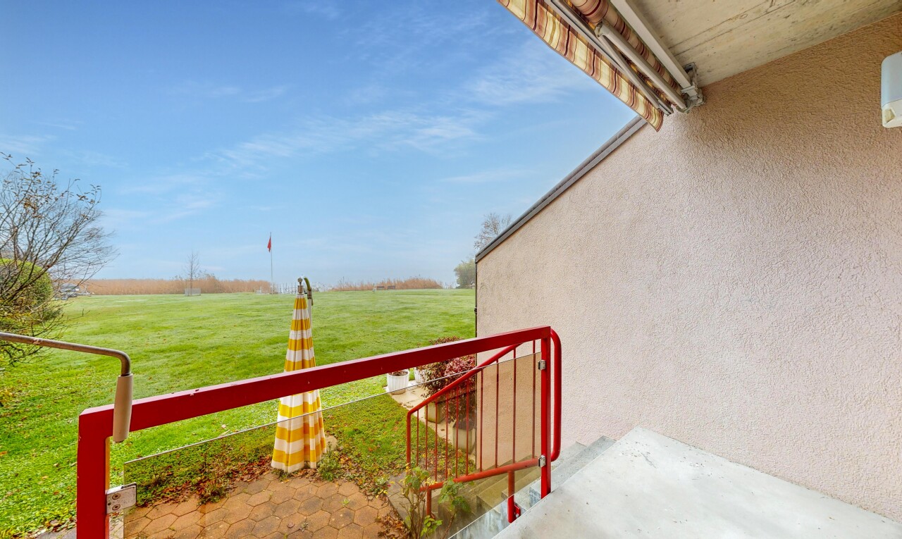 balcon avec day time, from property, rural view, vue rurale, et balcon