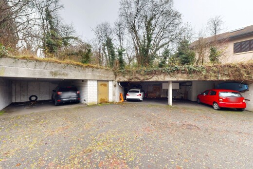 view of parking / parking lot