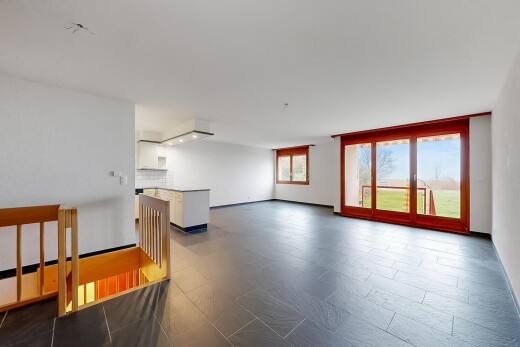 empty room with tile patterned floors