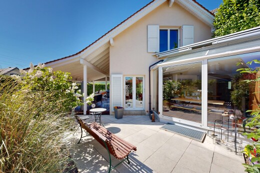 terrasse mit day time, from property, terrasse, und französische türen