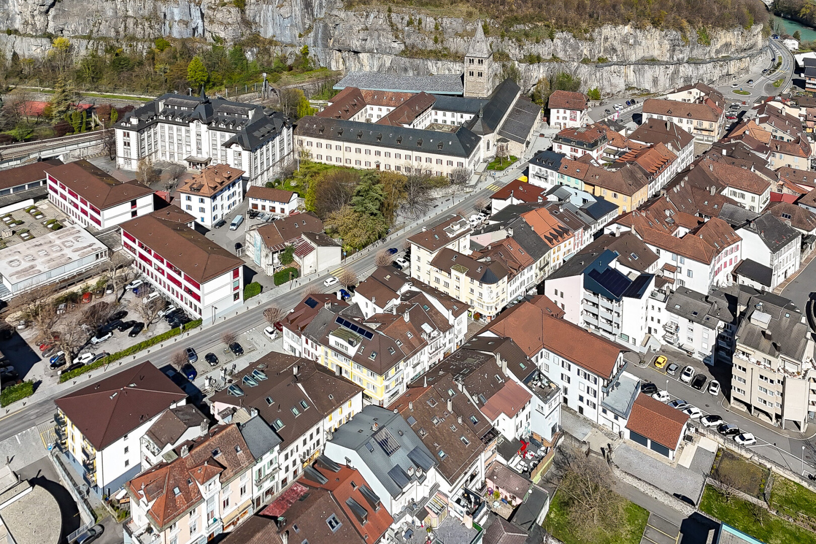 emplacement avec aerial map