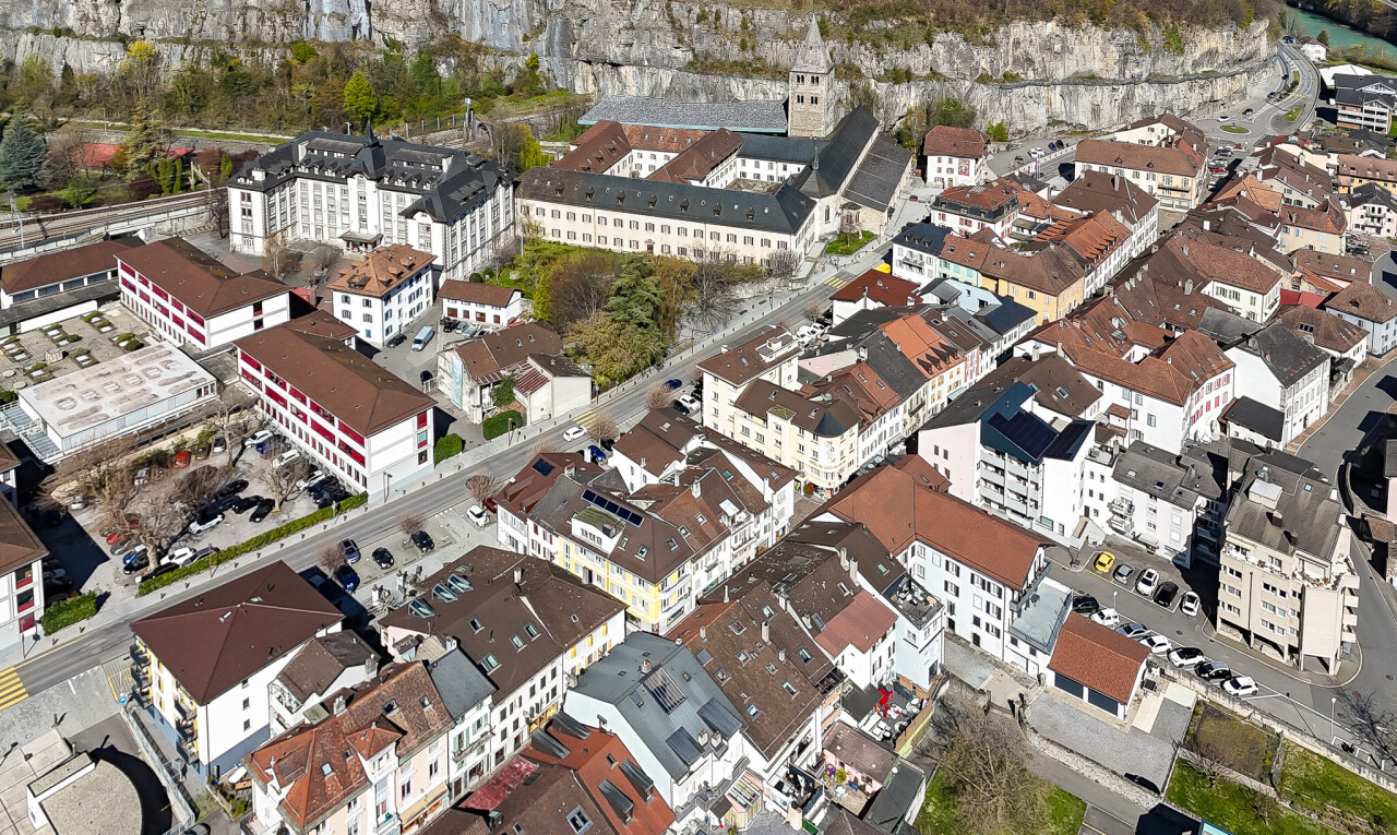 emplacement avec aerial map