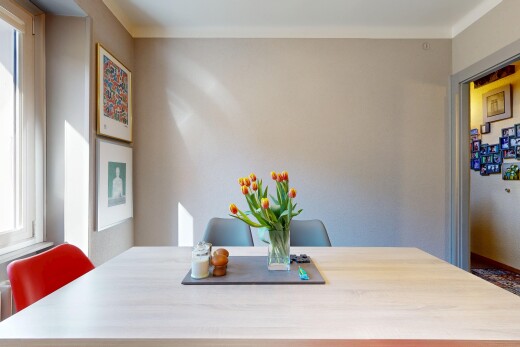esszimmer mit inside property, natürliches licht, natural light, gipskartonwand, und drywall